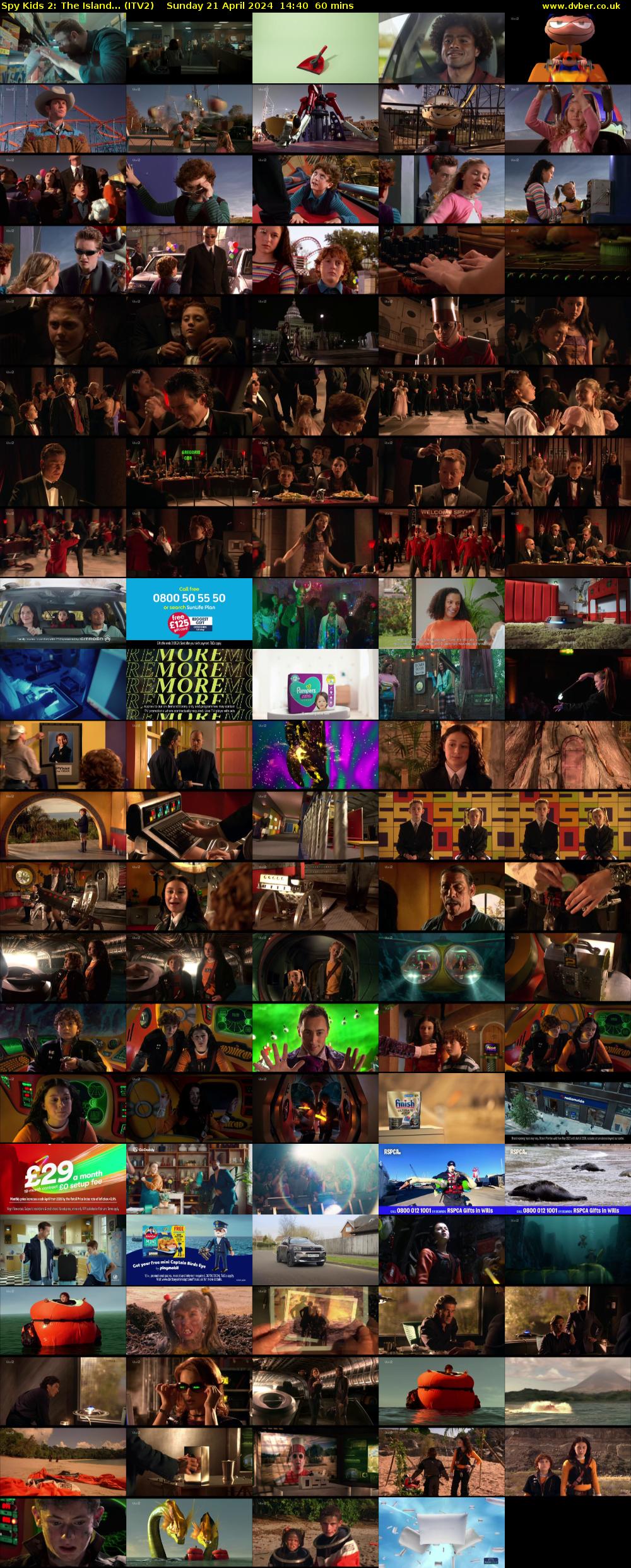 Spy Kids 2: The Island... (ITV2) Sunday 21 April 2024 14:40 - 15:40