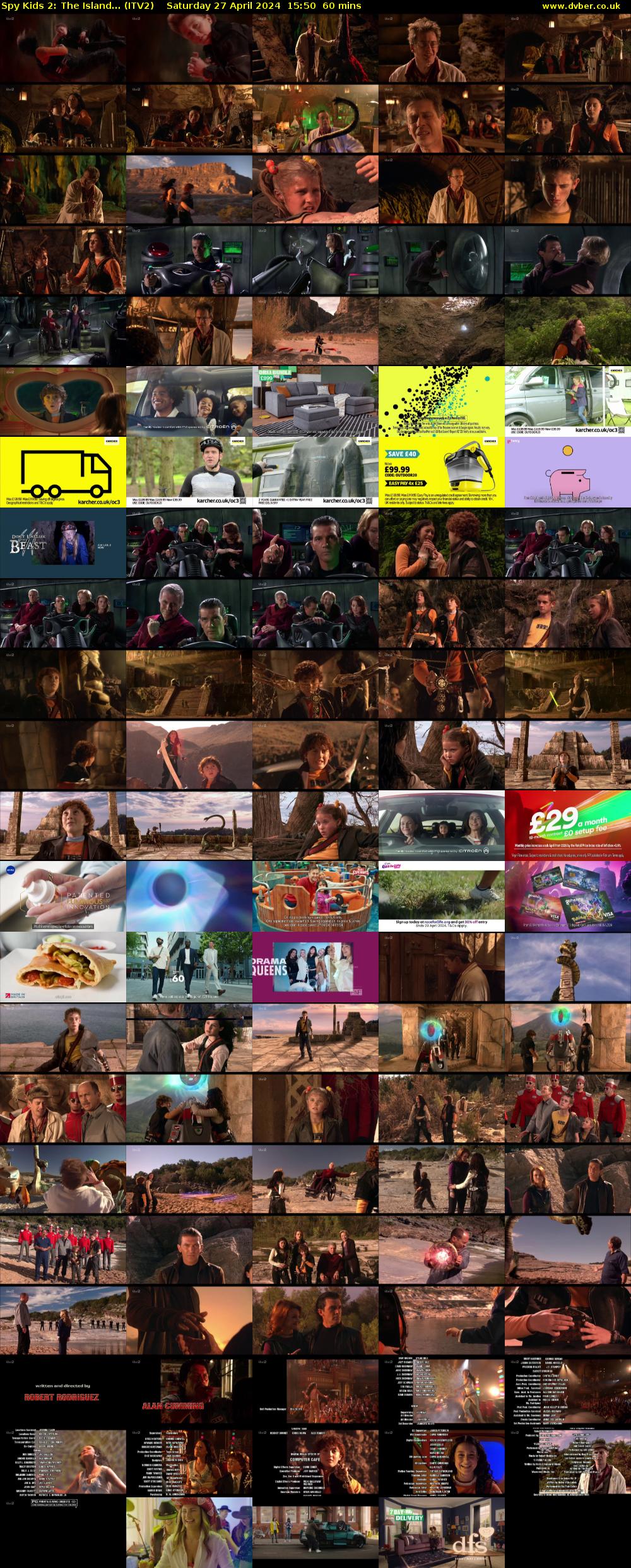 Spy Kids 2: The Island... (ITV2) Saturday 27 April 2024 15:50 - 16:50