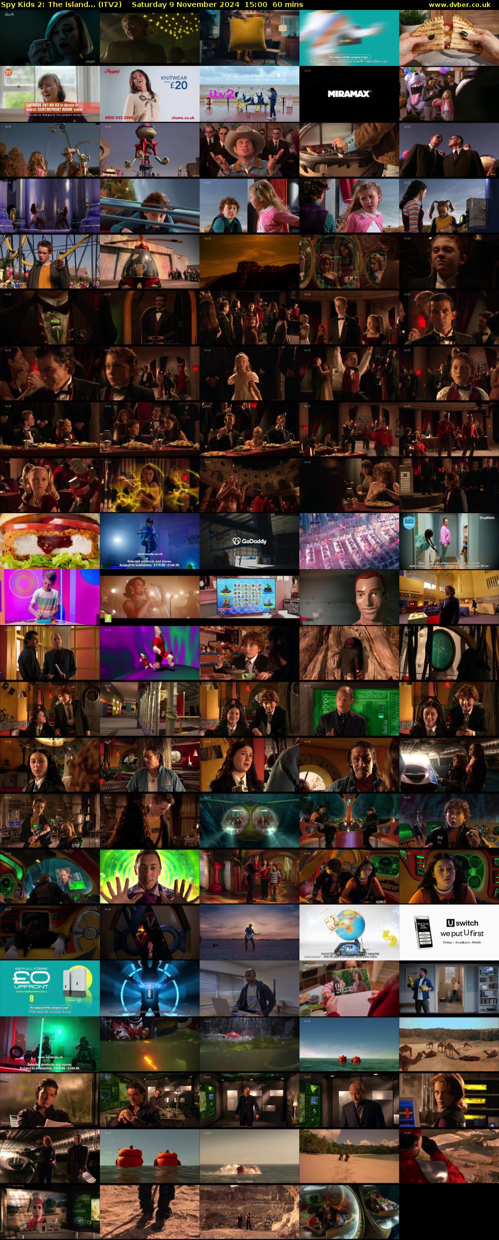 Spy Kids 2: The Island... (ITV2) Saturday 9 November 2024 15:00 - 16:00