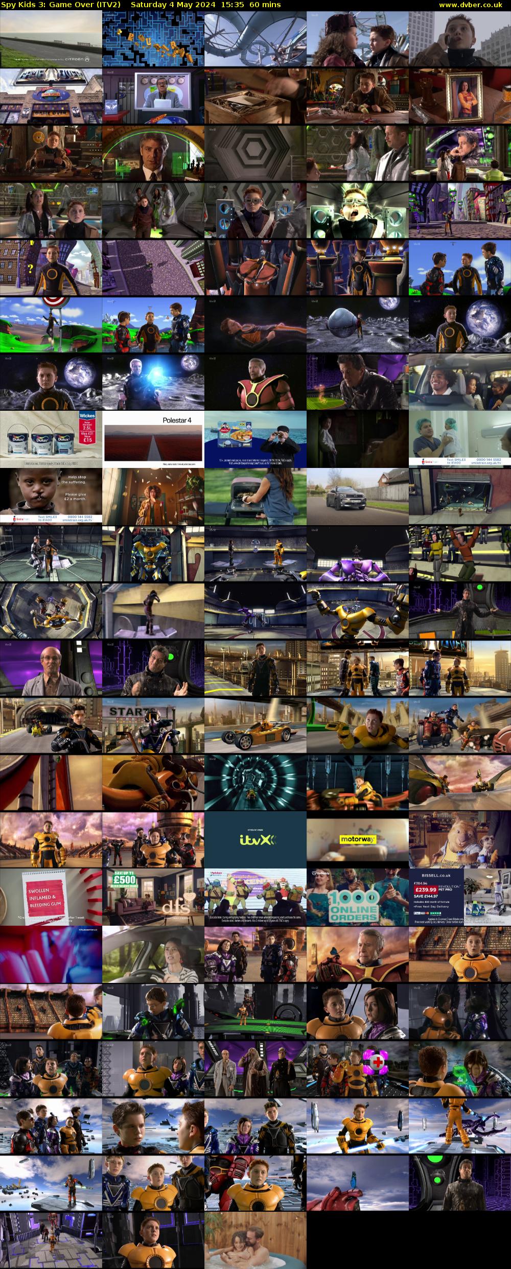 Spy Kids 3: Game Over (ITV2) Saturday 4 May 2024 15:35 - 16:35