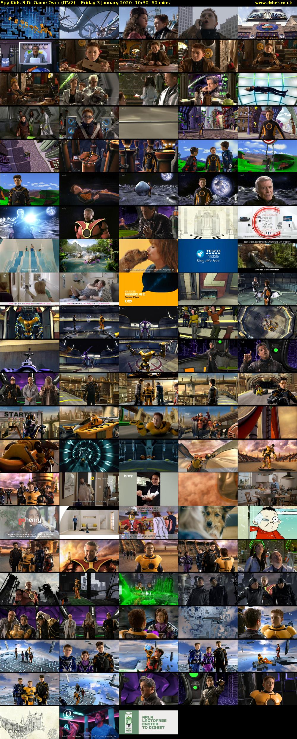 Spy Kids 3-D: Game Over (ITV2) Friday 3 January 2020 10:30 - 11:30