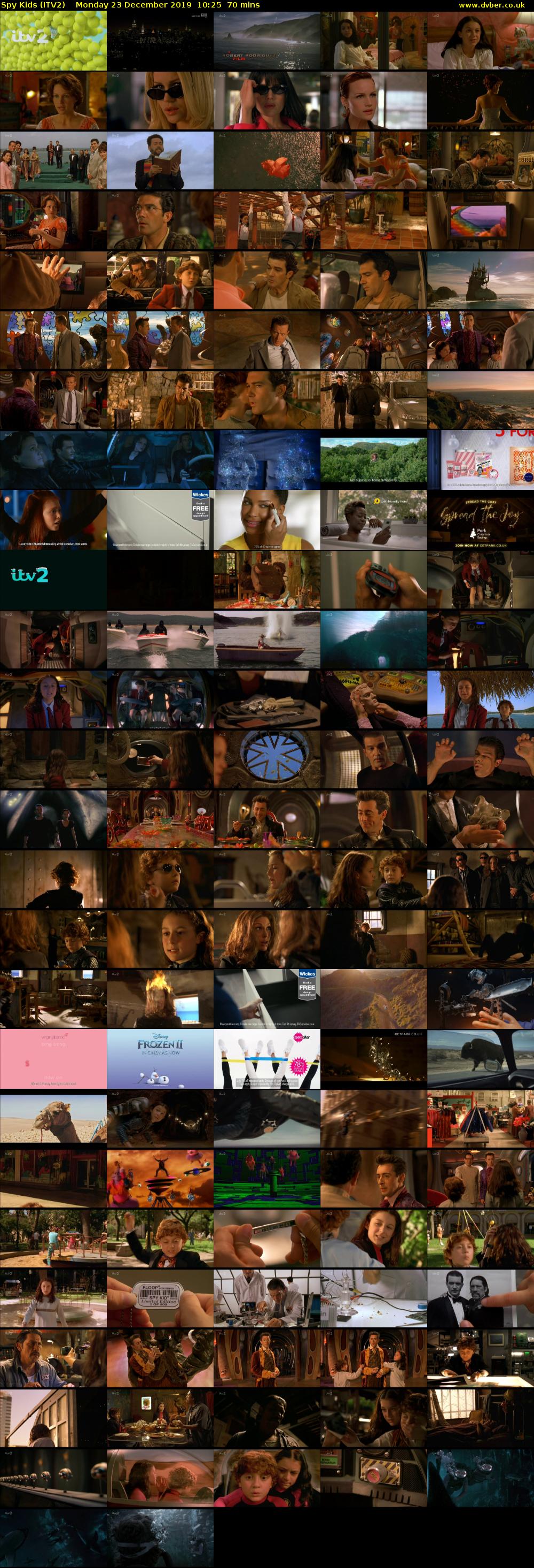 Spy Kids (ITV2) Monday 23 December 2019 10:25 - 11:35