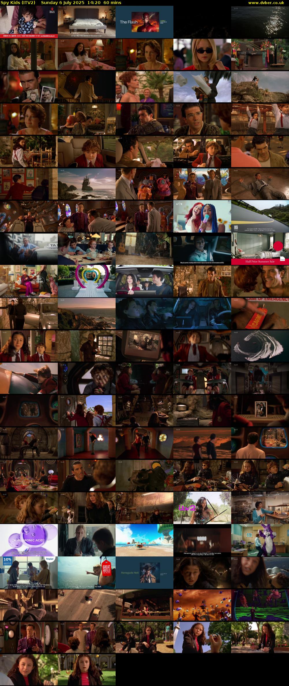 Spy Kids (ITV2) Sunday 6 July 2025 14:20 - 15:20