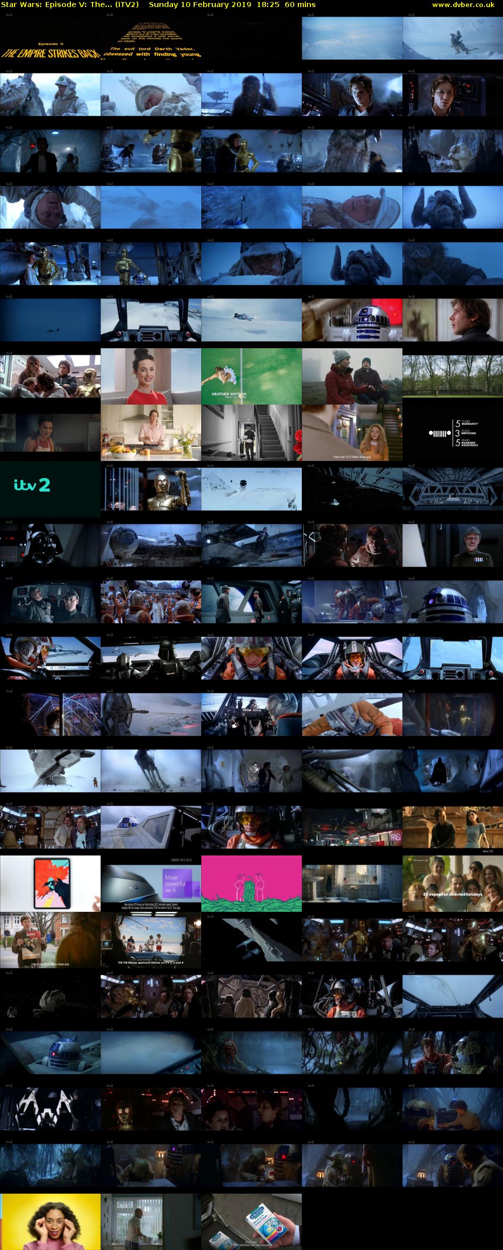 Star Wars: Episode V: The... (ITV2) Sunday 10 February 2019 18:25 - 19:25