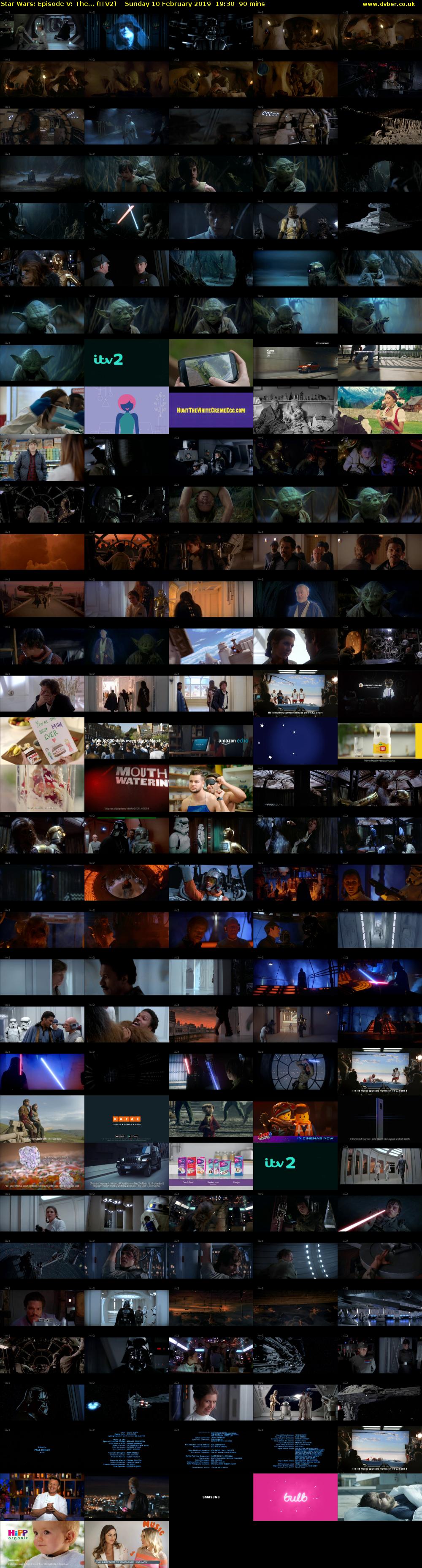 Star Wars: Episode V: The... (ITV2) Sunday 10 February 2019 19:30 - 21:00