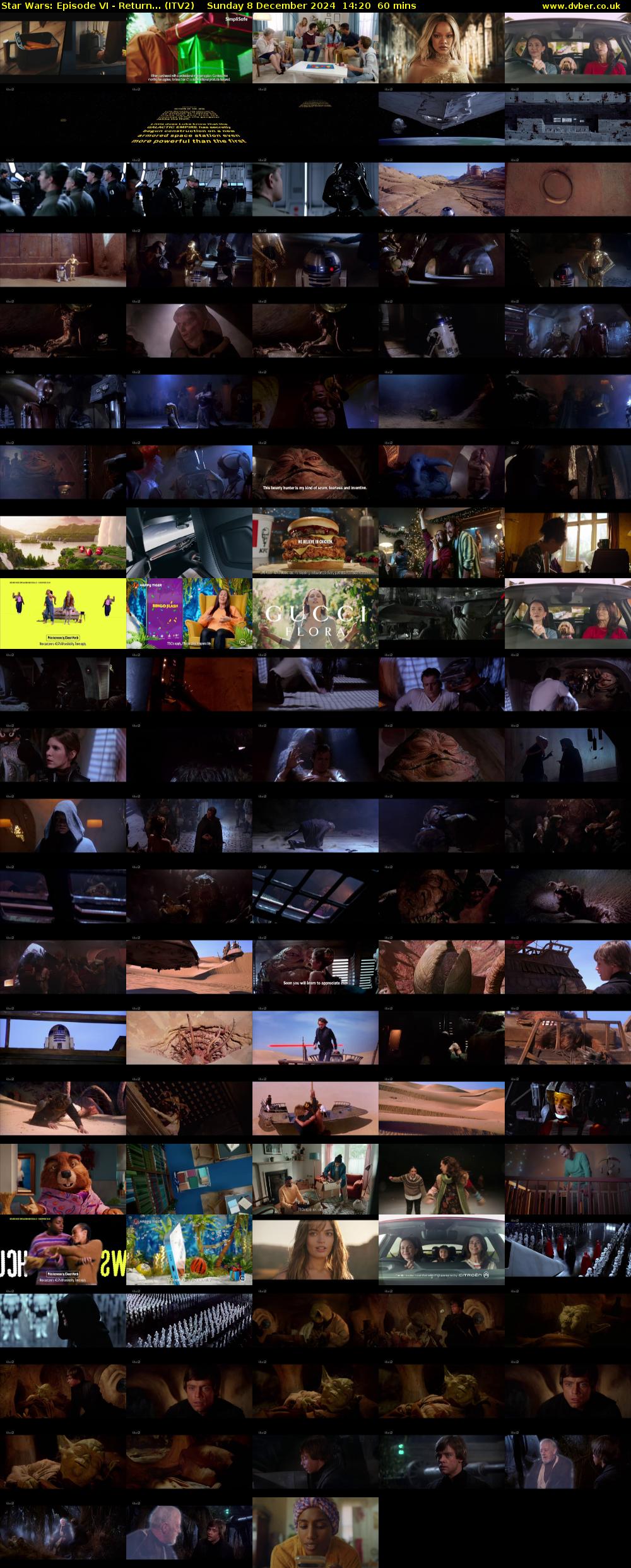 Star Wars: Episode VI - Return... (ITV2) Sunday 8 December 2024 14:20 - 15:20