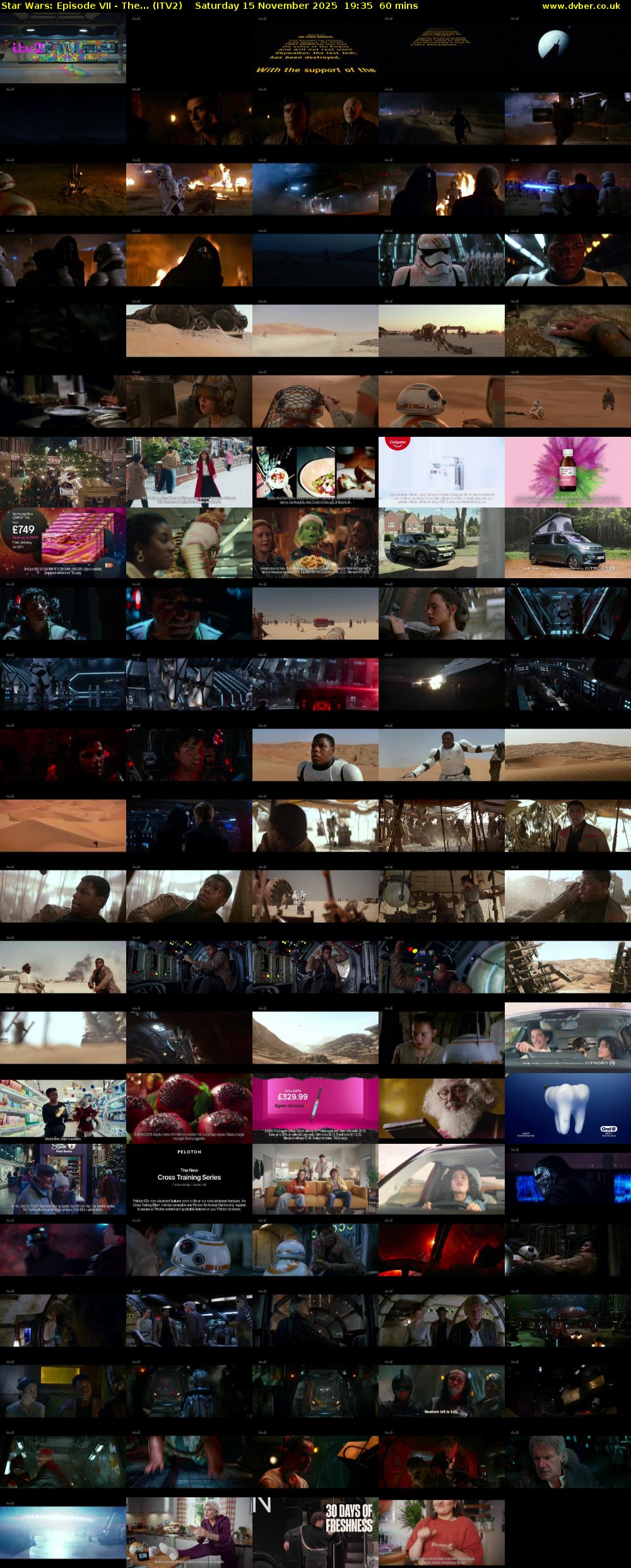 Star Wars: Episode VII - The... (ITV2) Saturday 15 November 2025 19:35 - 20:35