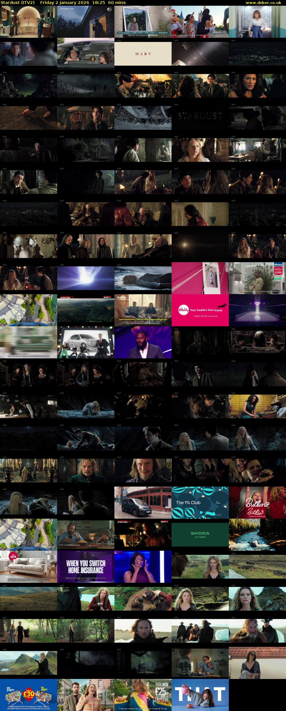 Stardust (ITV2) Friday 2 January 2026 18:25 - 19:25