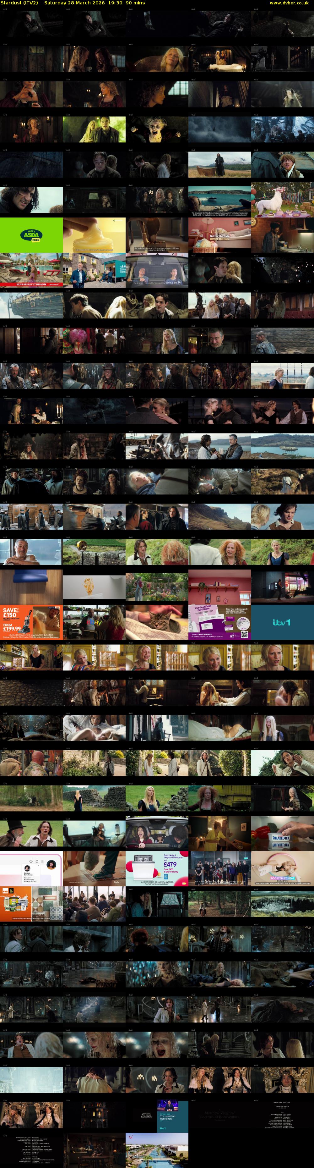 Stardust (ITV2) Saturday 28 March 2026 19:30 - 21:00