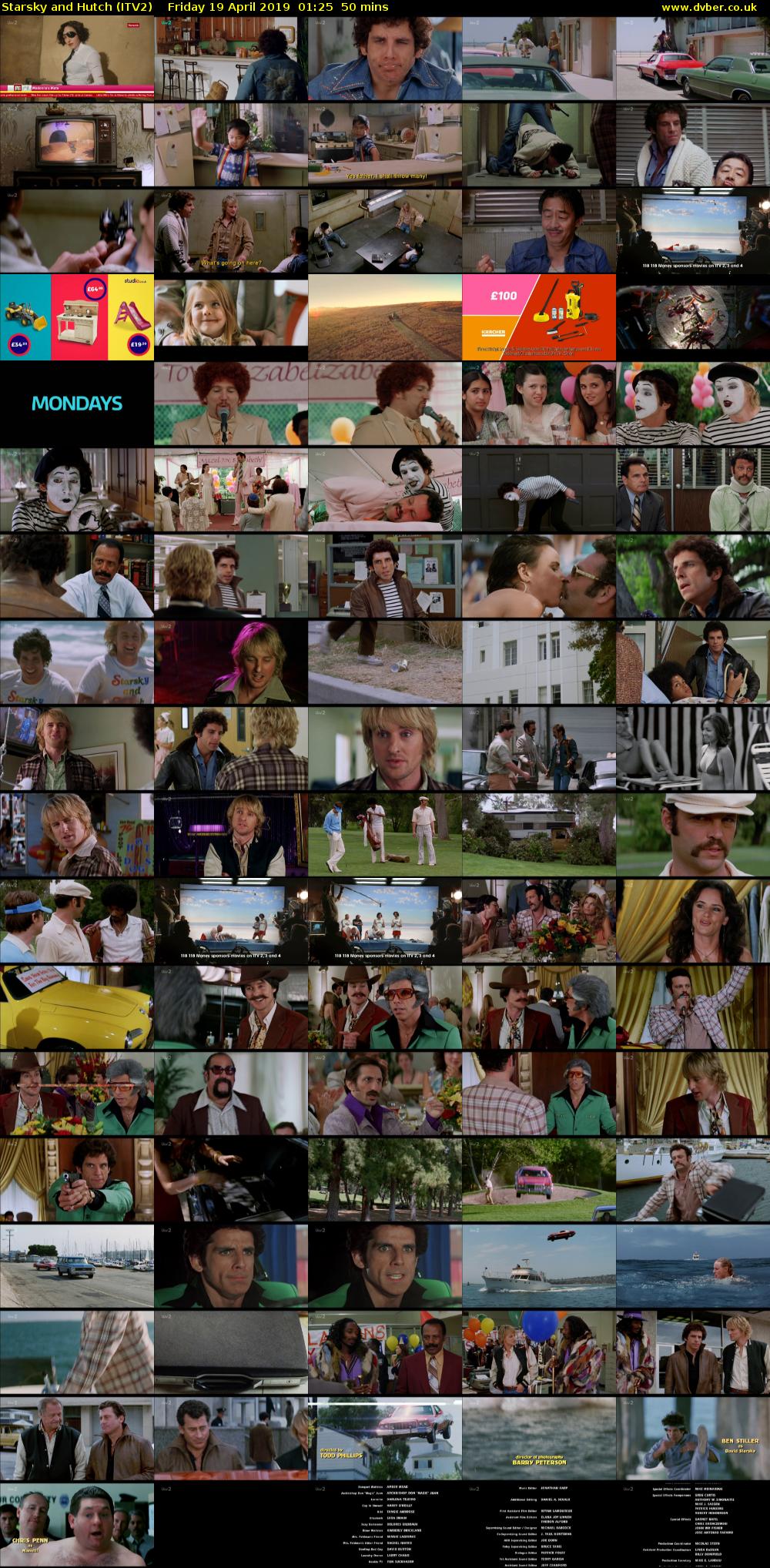 Starsky and Hutch (ITV2) Friday 19 April 2019 01:25 - 02:15