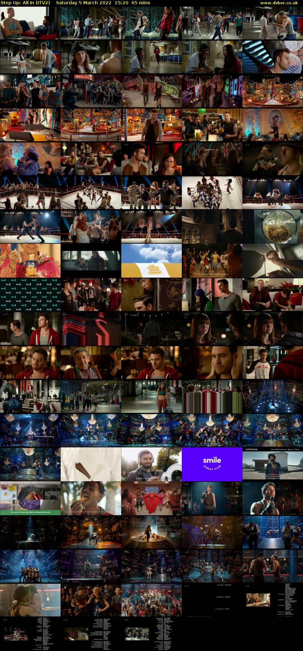 Step Up: All In (ITV2) Saturday 5 March 2022 15:20 - 16:25