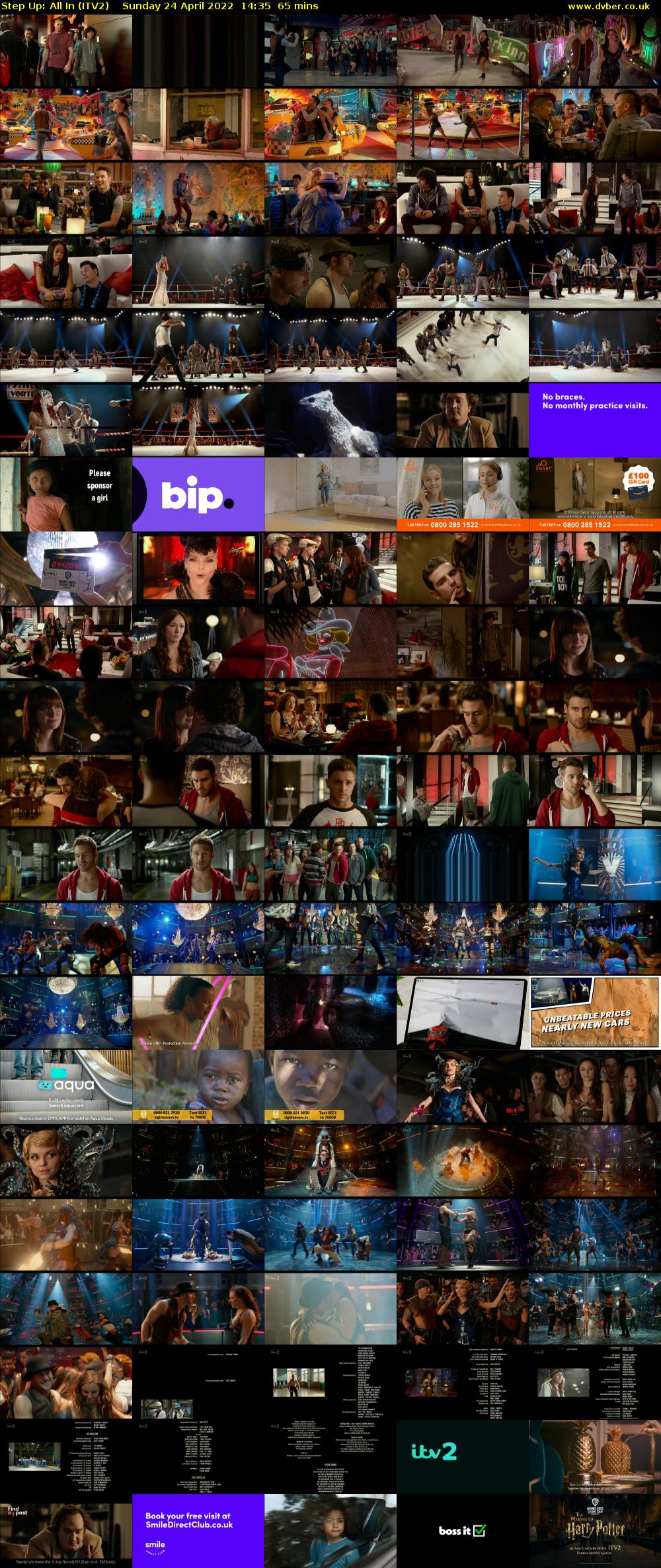 Step Up: All In (ITV2) Sunday 24 April 2022 14:35 - 15:40
