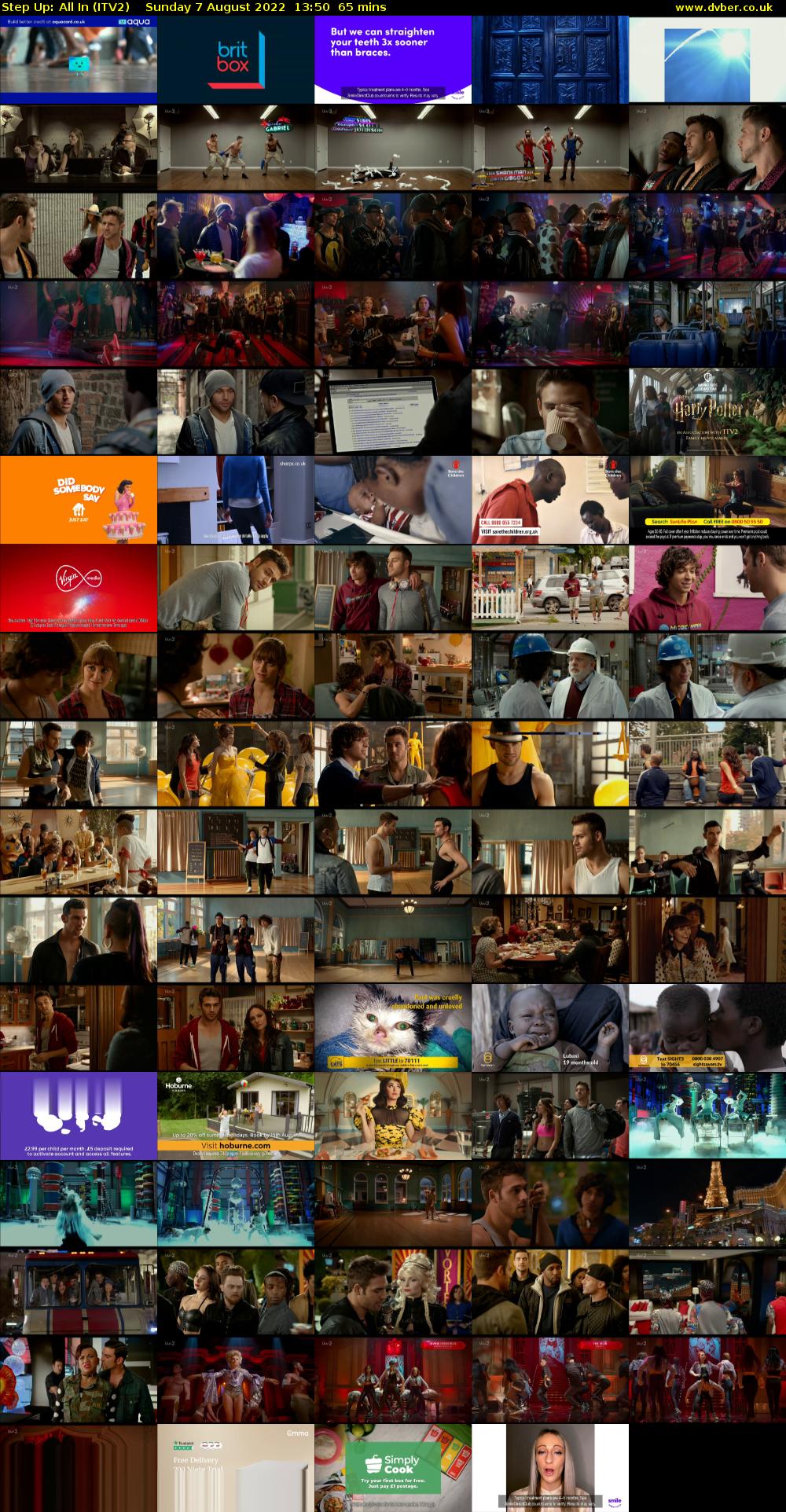 Step Up: All In (ITV2) Sunday 7 August 2022 13:50 - 14:55