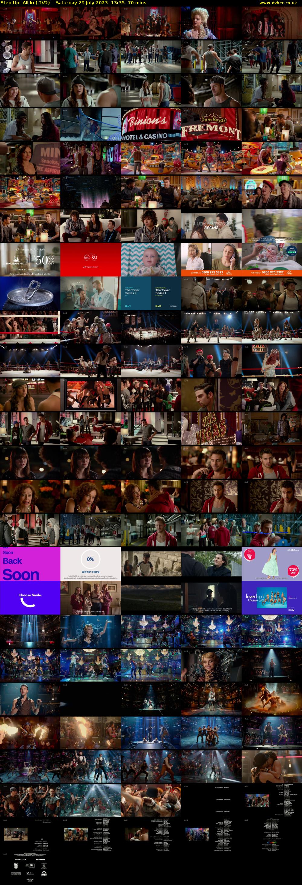 Step Up: All In (ITV2) Saturday 29 July 2023 13:35 - 14:45