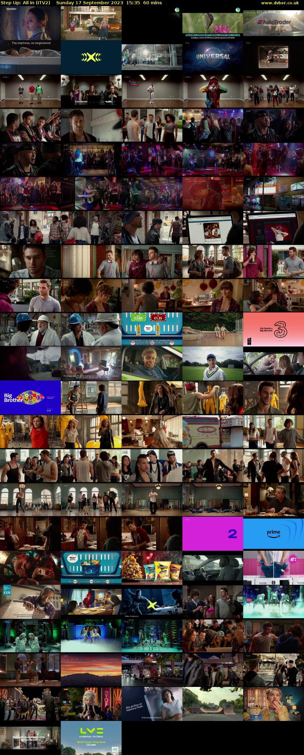 Step Up: All In (ITV2) Sunday 17 September 2023 15:35 - 16:35