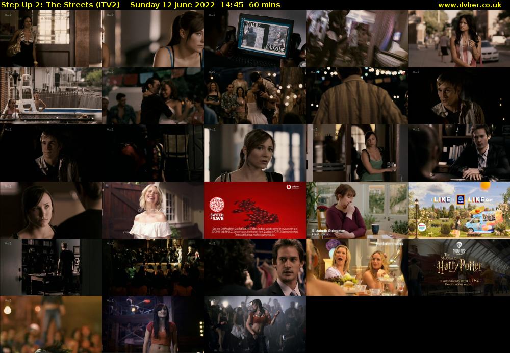 Step Up 2: The Streets (ITV2) Sunday 12 June 2022 14:45 - 15:45