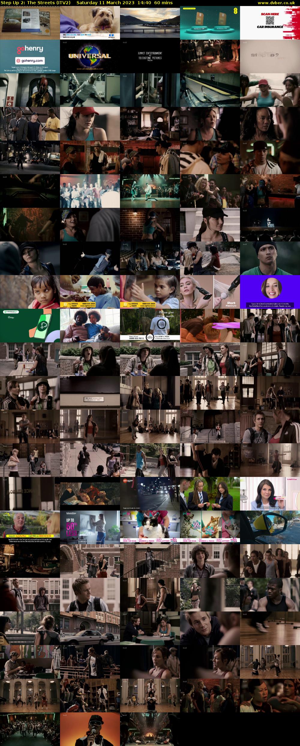 Step Up 2: The Streets (ITV2) Saturday 11 March 2023 14:40 - 15:40
