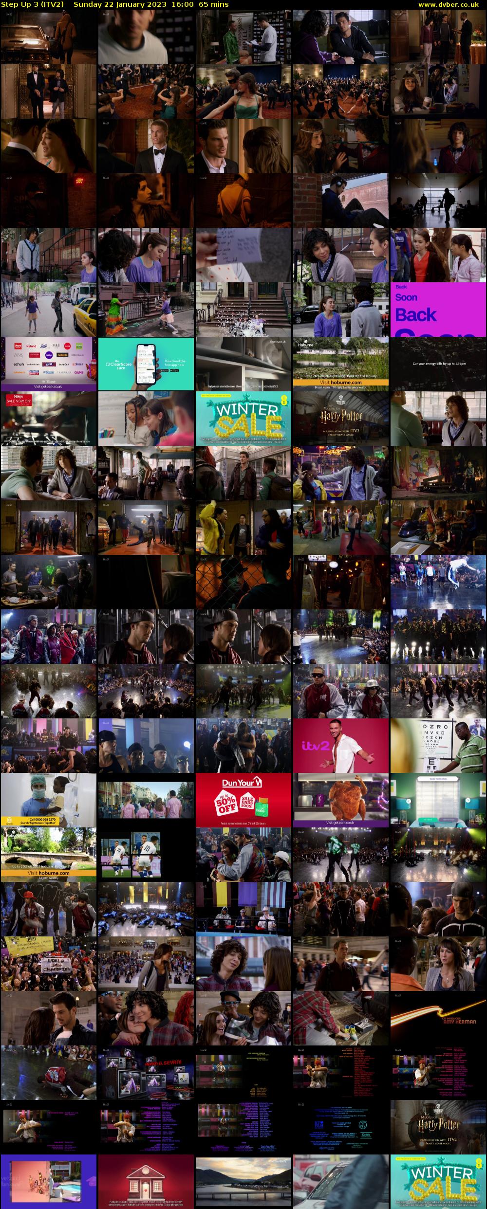 Step Up 3 (ITV2) Sunday 22 January 2023 16:00 - 17:05