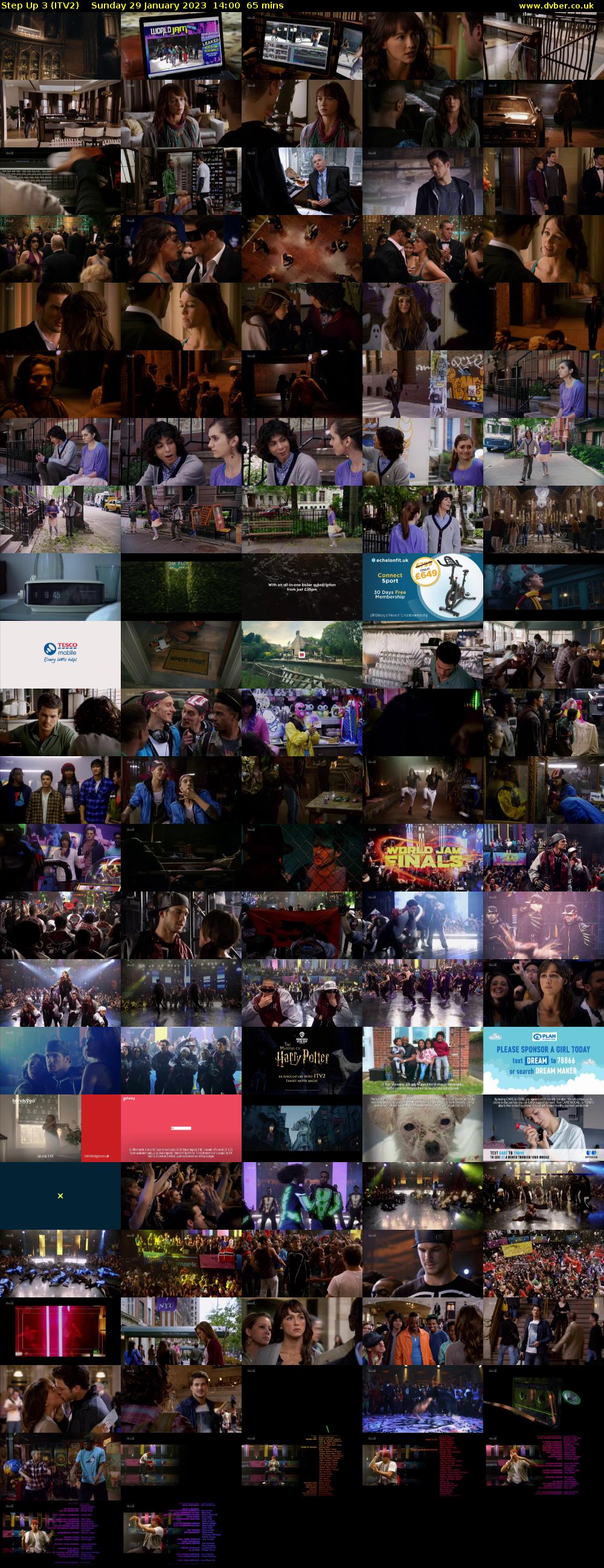 Step Up 3 (ITV2) Sunday 29 January 2023 14:00 - 15:05