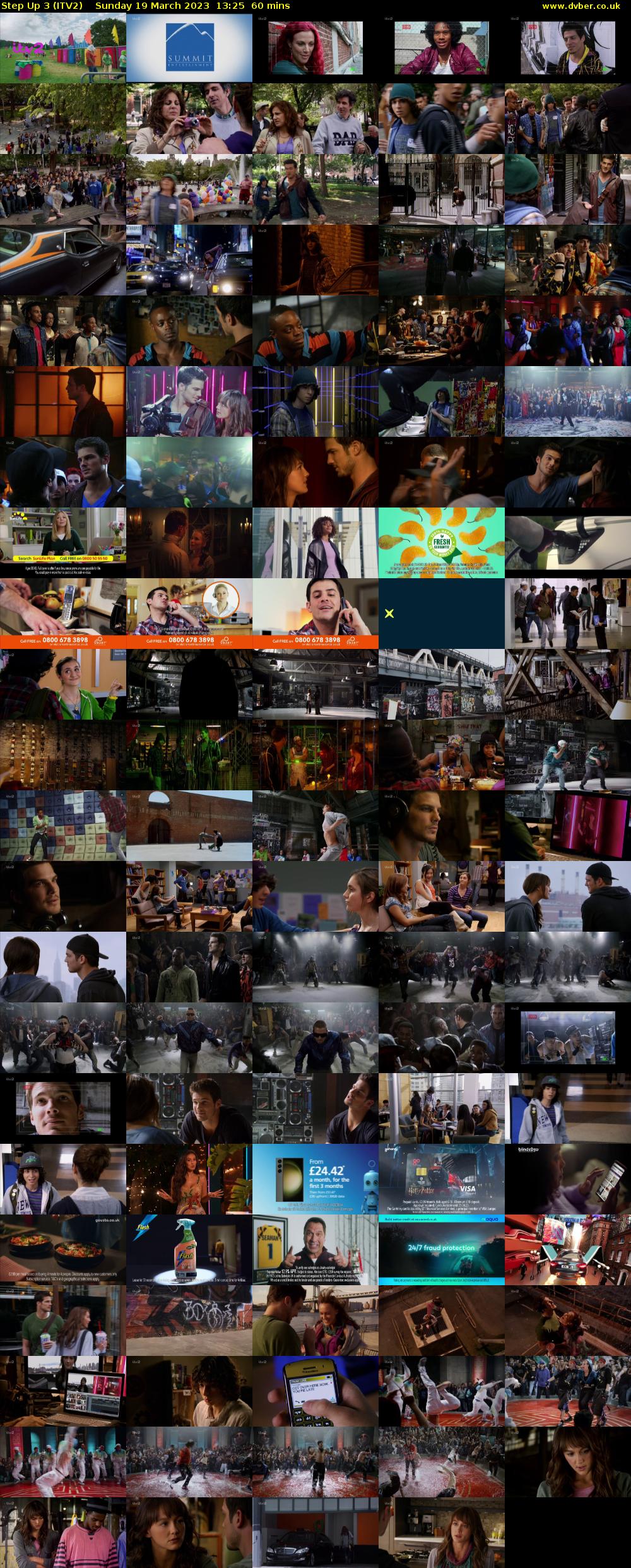 Step Up 3 (ITV2) Sunday 19 March 2023 13:25 - 14:25