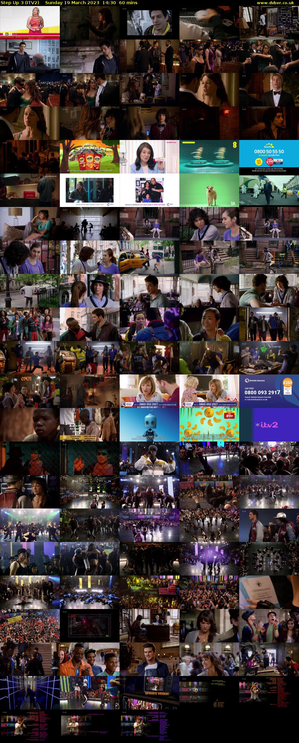 Step Up 3 (ITV2) Sunday 19 March 2023 14:30 - 15:30