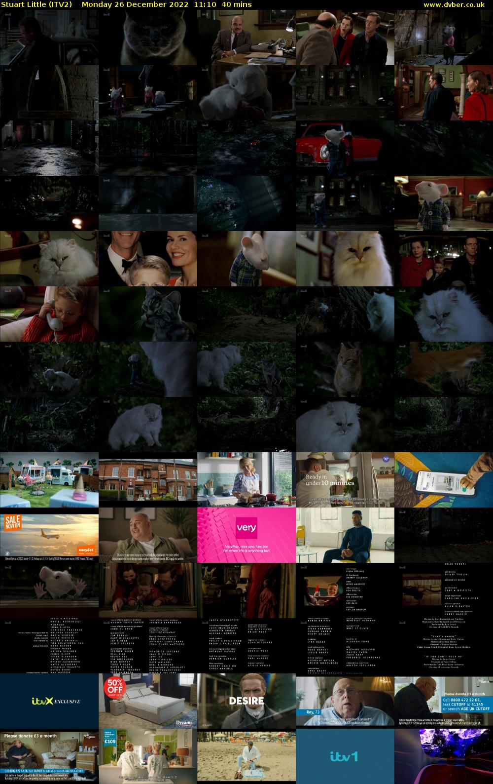 Stuart Little (ITV2) Monday 26 December 2022 11:10 - 11:50