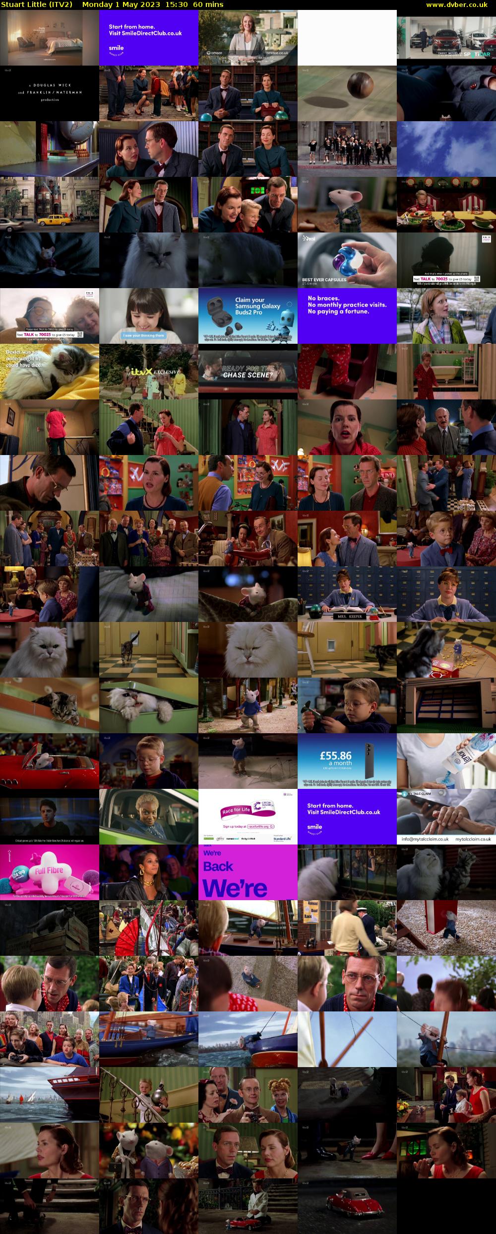 Stuart Little (ITV2) Monday 1 May 2023 15:30 - 16:30