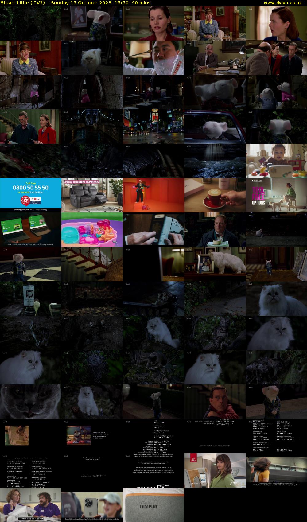 Stuart Little (ITV2) Sunday 15 October 2023 15:50 - 16:30