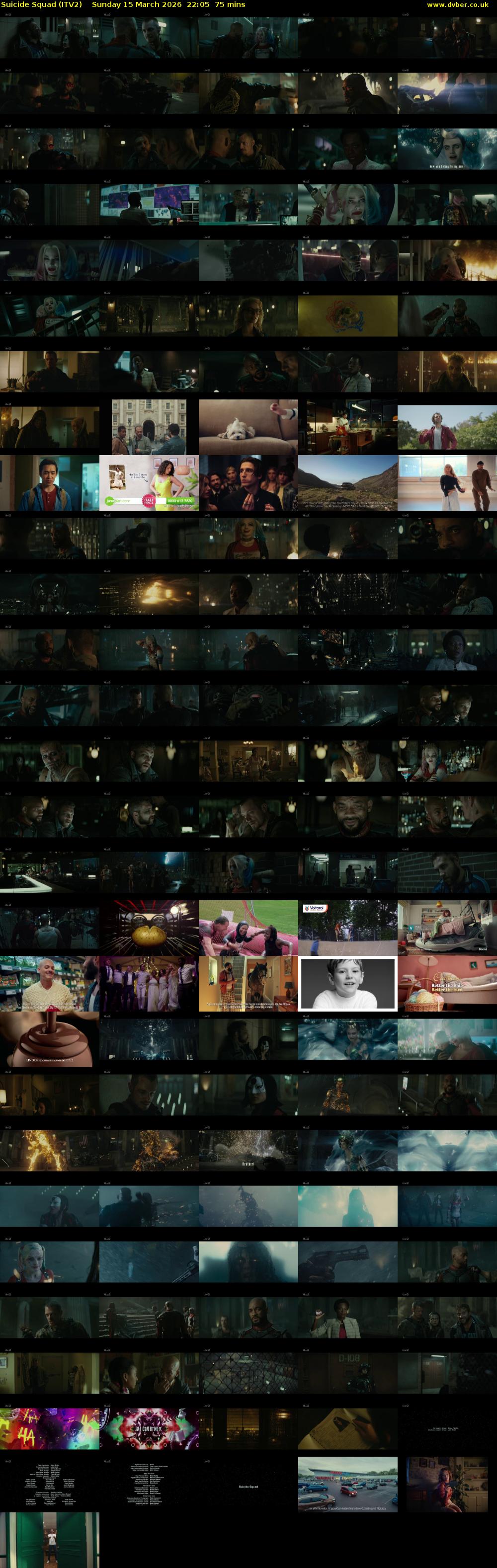 Suicide Squad (ITV2) Sunday 15 March 2026 22:05 - 23:20
