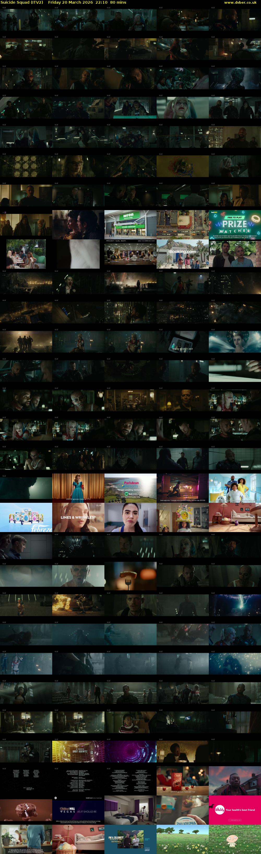 Suicide Squad (ITV2) Friday 20 March 2026 22:10 - 23:30
