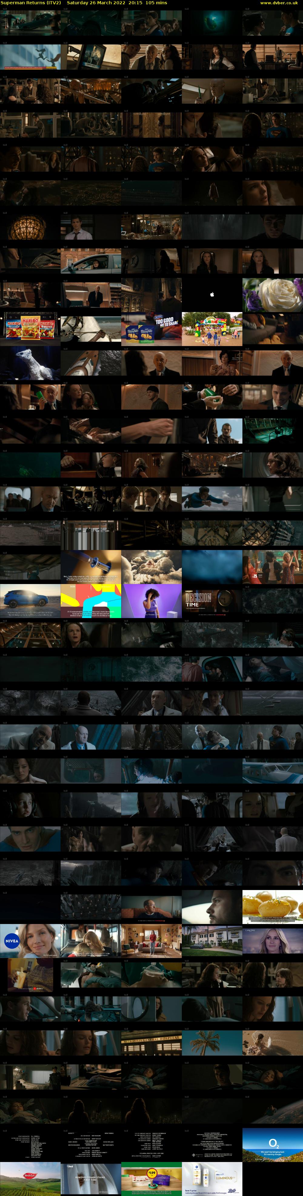 Superman Returns (ITV2) Saturday 26 March 2022 20:15 - 22:00
