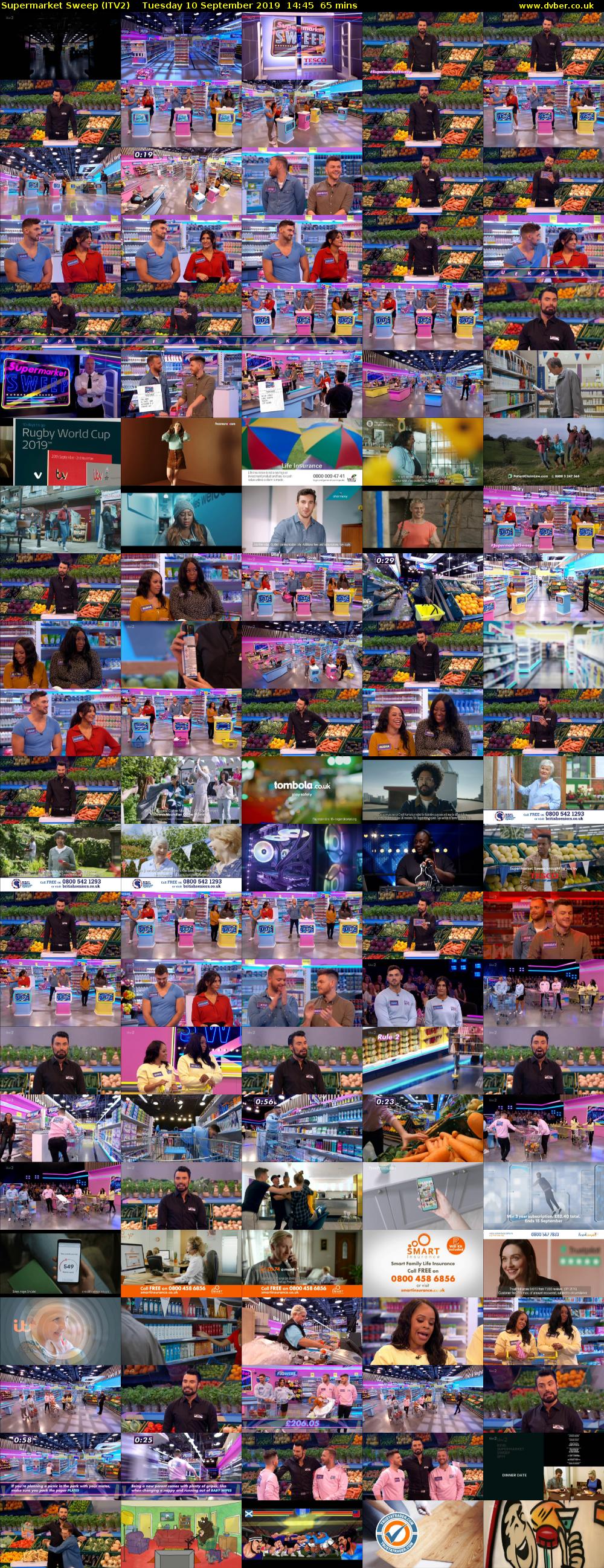 Supermarket Sweep (ITV2) Tuesday 10 September 2019 14:45 - 15:50