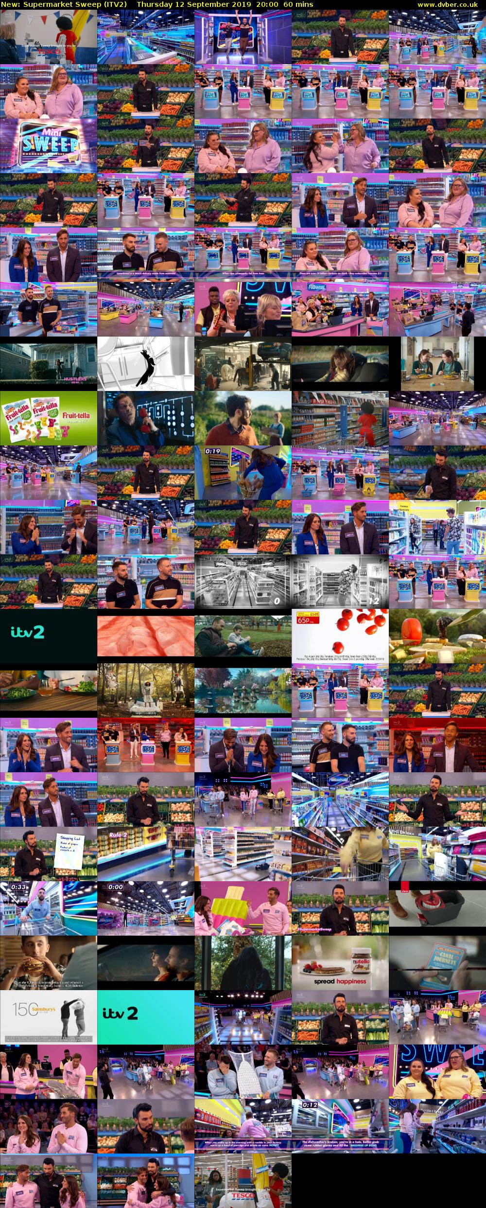 Supermarket Sweep (ITV2) Thursday 12 September 2019 20:00 - 21:00