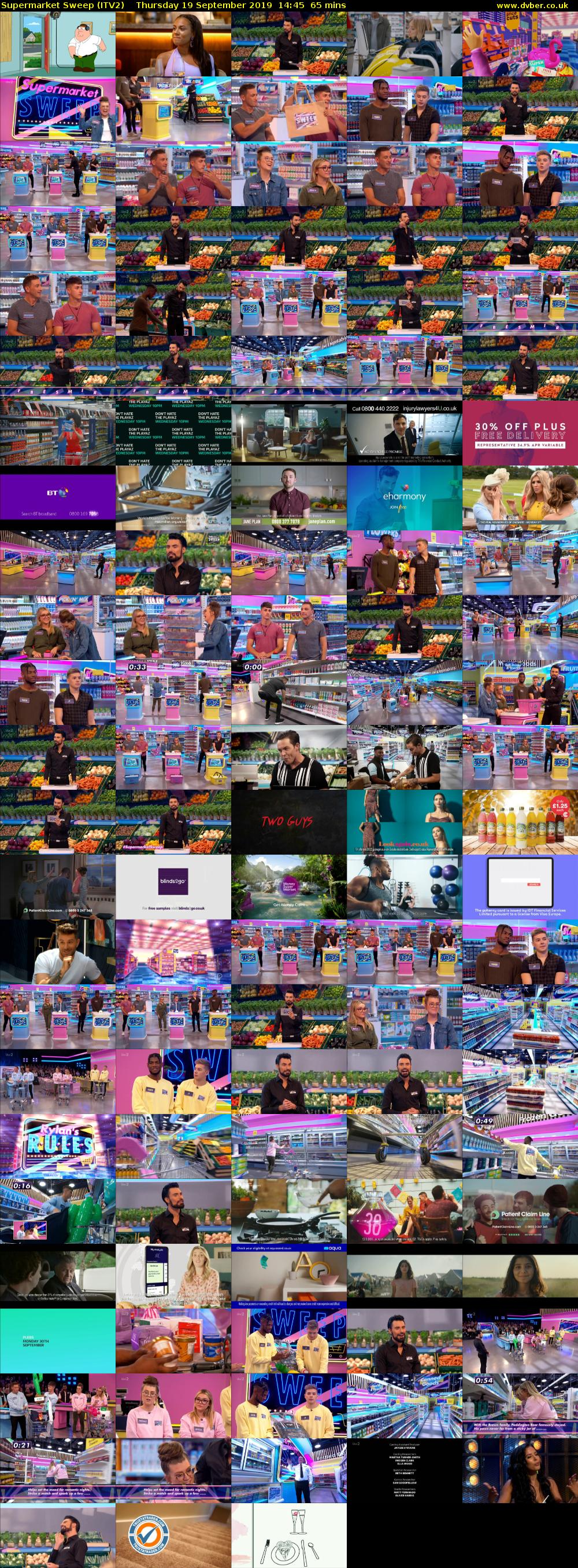 Supermarket Sweep (ITV2) Thursday 19 September 2019 14:45 - 15:50