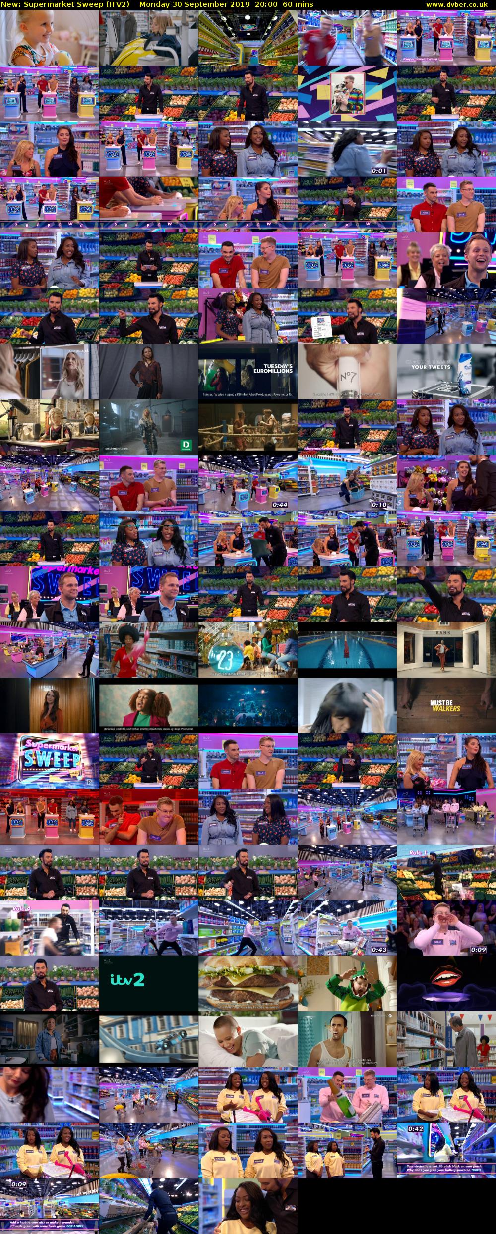 Supermarket Sweep (ITV2) Monday 30 September 2019 20:00 - 21:00