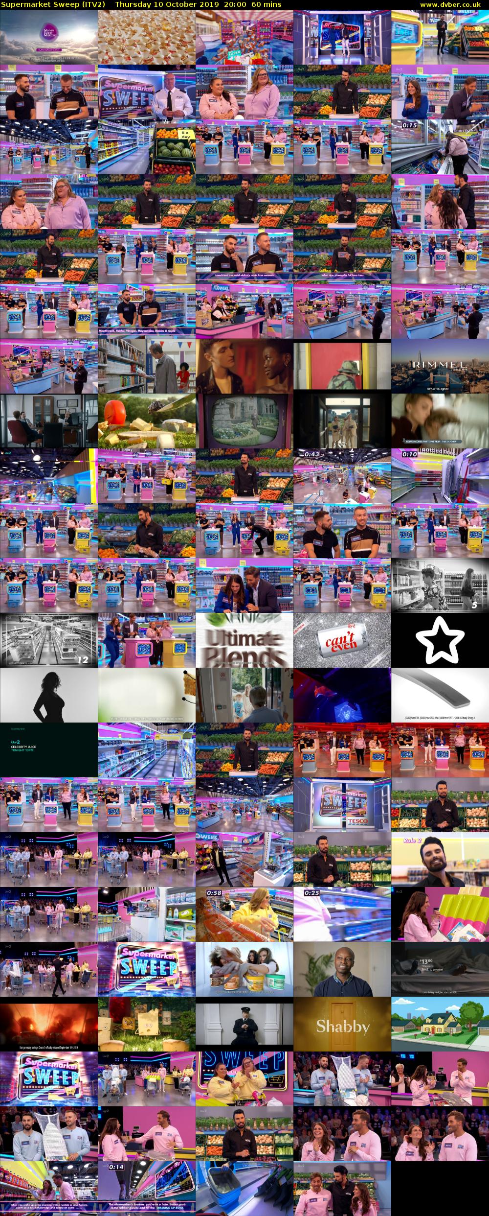 Supermarket Sweep (ITV2) Thursday 10 October 2019 20:00 - 21:00