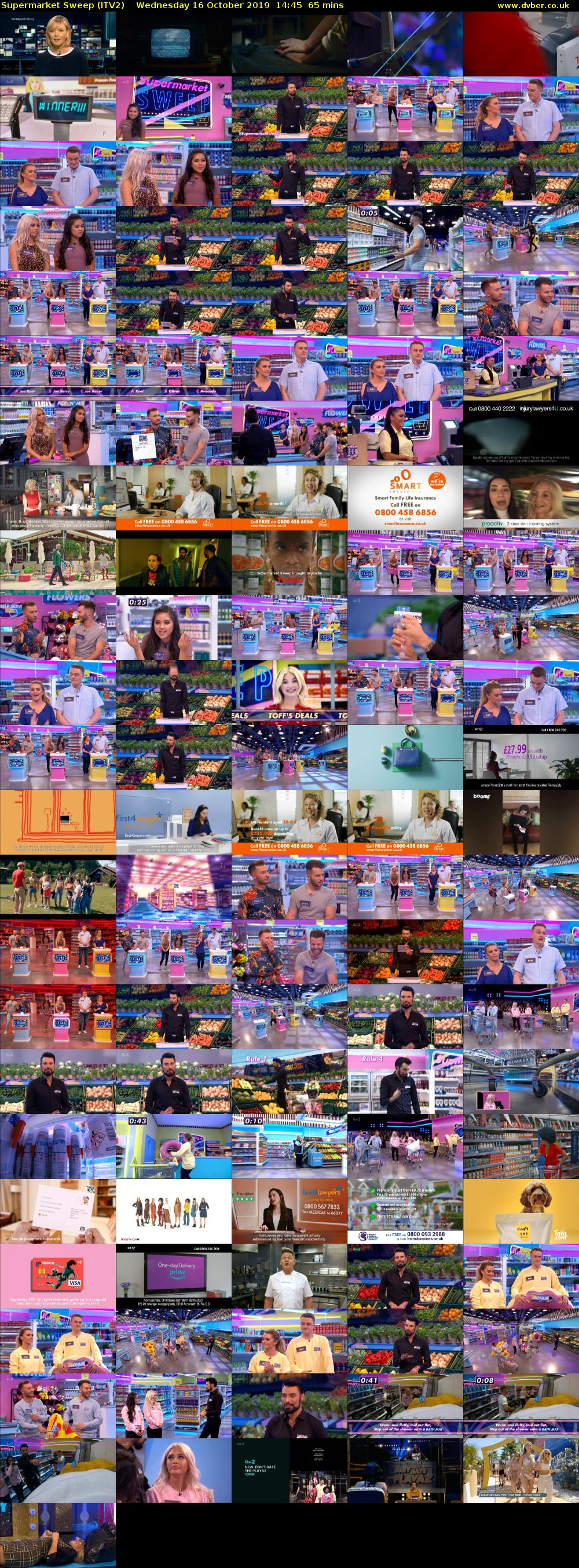Supermarket Sweep (ITV2) Wednesday 16 October 2019 14:45 - 15:50