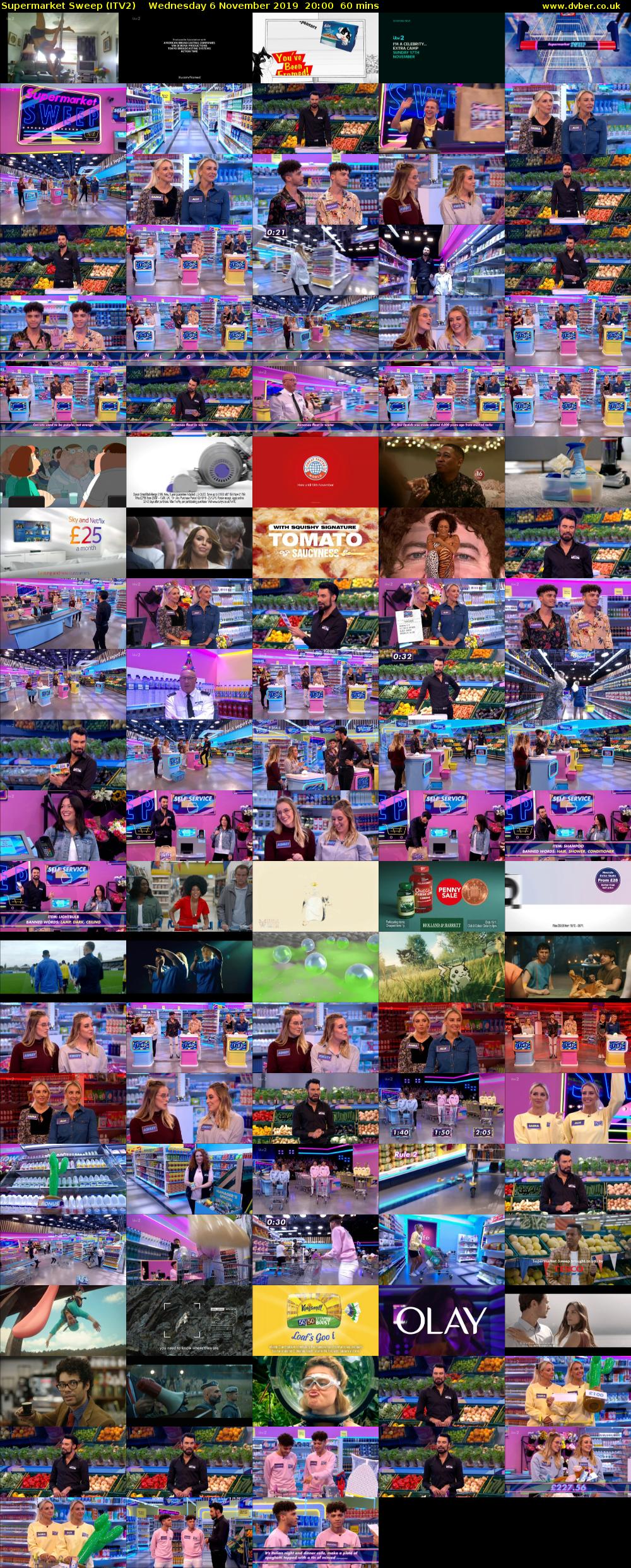 Supermarket Sweep (ITV2) Wednesday 6 November 2019 20:00 - 21:00