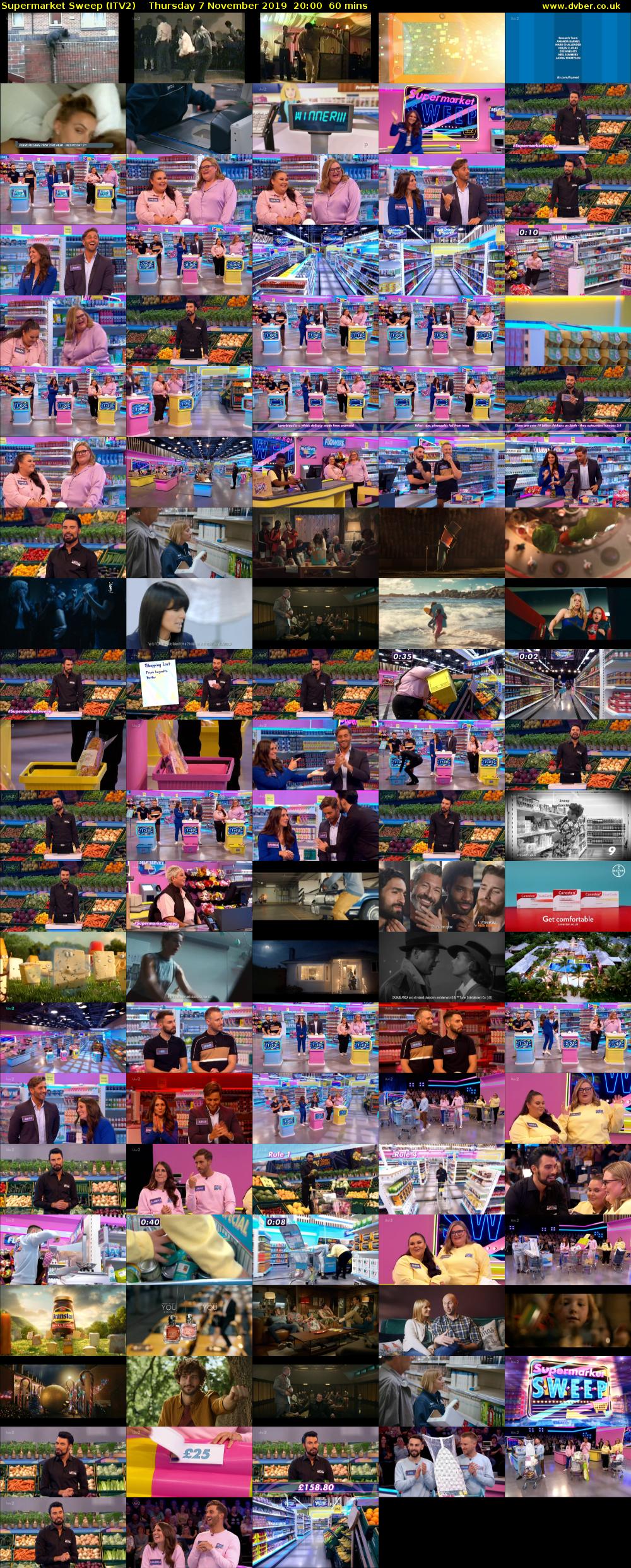 Supermarket Sweep (ITV2) Thursday 7 November 2019 20:00 - 21:00