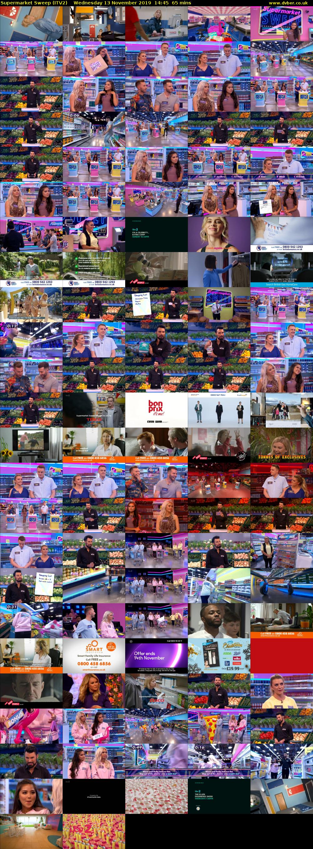 Supermarket Sweep (ITV2) Wednesday 13 November 2019 14:45 - 15:50