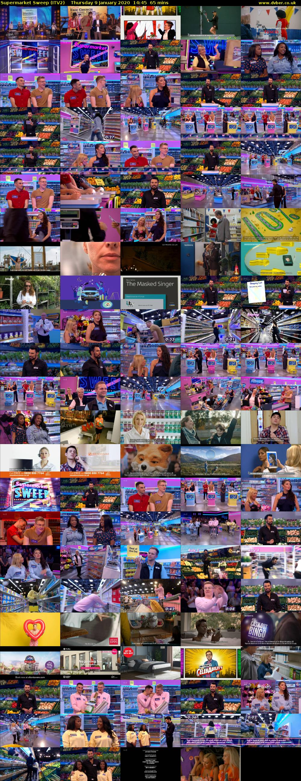 Supermarket Sweep (ITV2) Thursday 9 January 2020 14:45 - 15:50