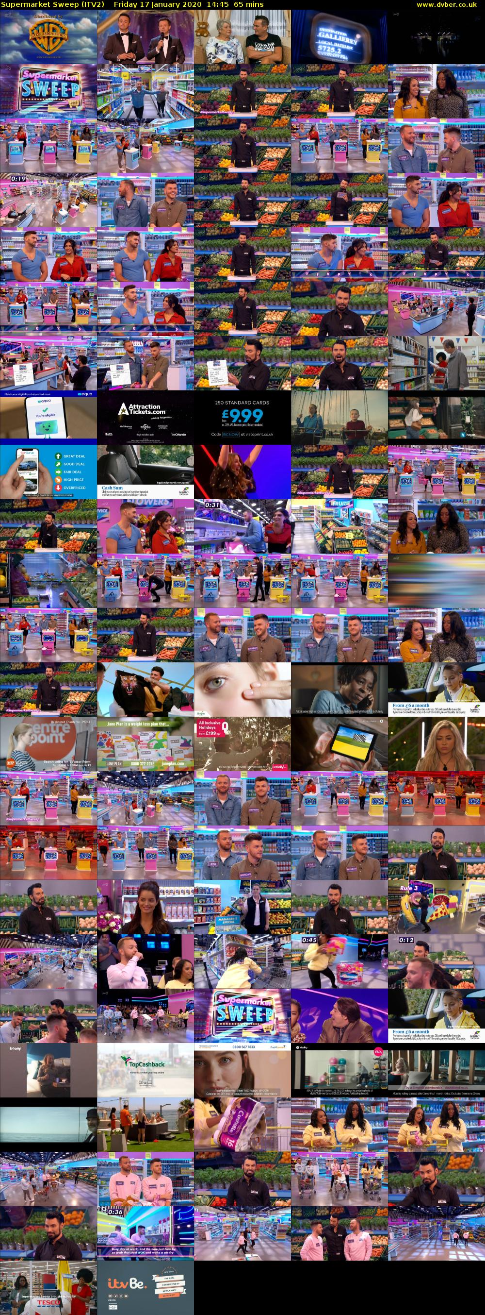 Supermarket Sweep (ITV2) Friday 17 January 2020 14:45 - 15:50