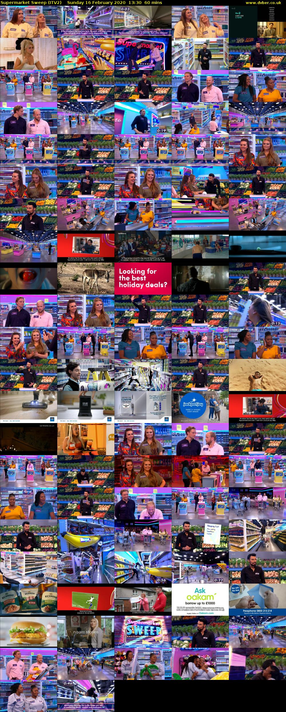 Supermarket Sweep (ITV2) Sunday 16 February 2020 13:30 - 14:30