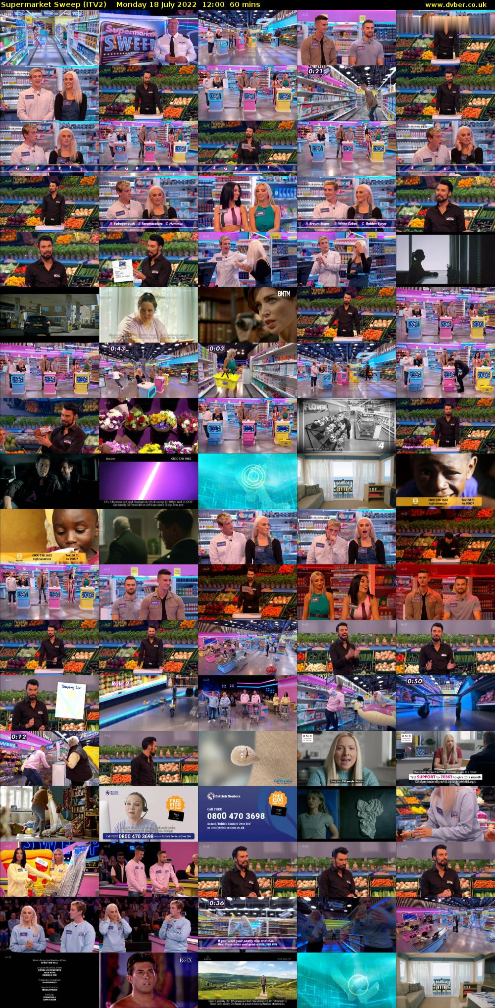 Supermarket Sweep (ITV2) Monday 18 July 2022 12:00 - 13:00