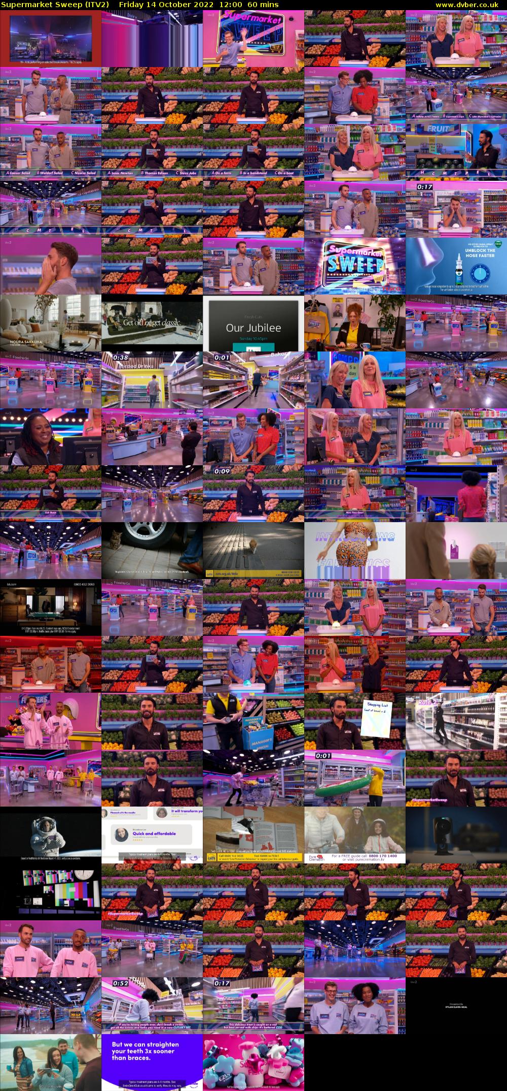 Supermarket Sweep (ITV2) Friday 14 October 2022 12:00 - 13:00