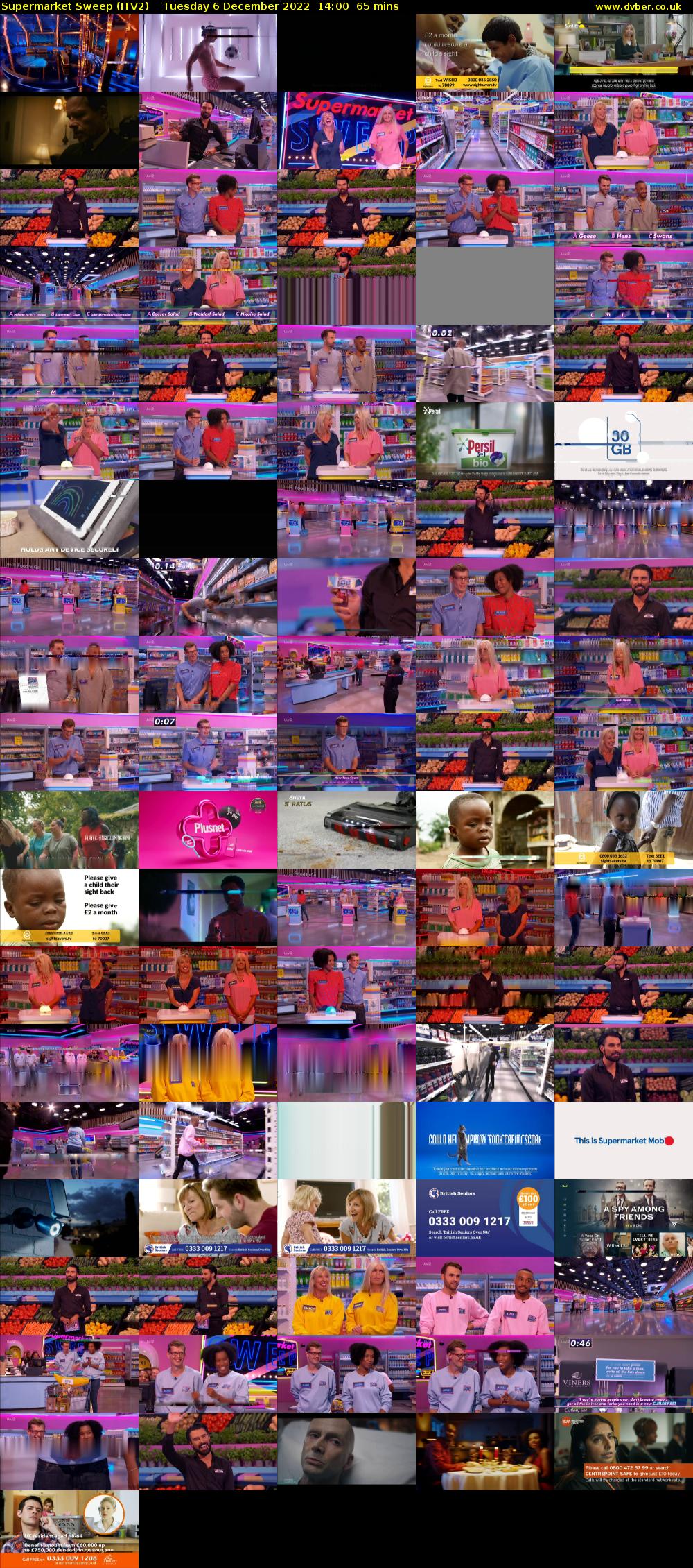 Supermarket Sweep (ITV2) Tuesday 6 December 2022 14:00 - 15:05