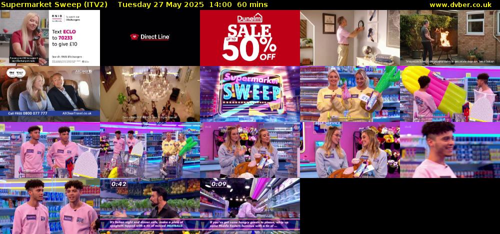 Supermarket Sweep (ITV2) Tuesday 27 May 2025 14:00 - 15:00