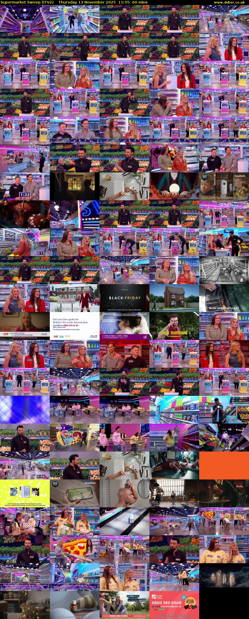 Supermarket Sweep (ITV2) Thursday 13 November 2025 11:55 - 12:55
