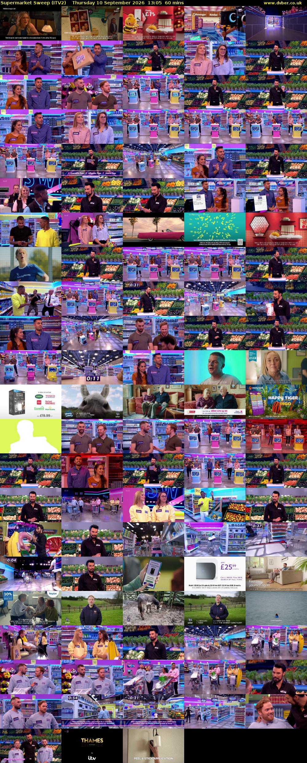 Supermarket Sweep (ITV2) Thursday 10 September 2026 13:05 - 14:05