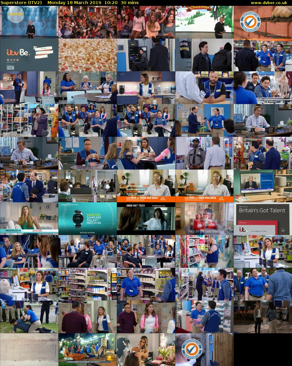 Superstore (ITV2) Monday 18 March 2019 10:20 - 10:50